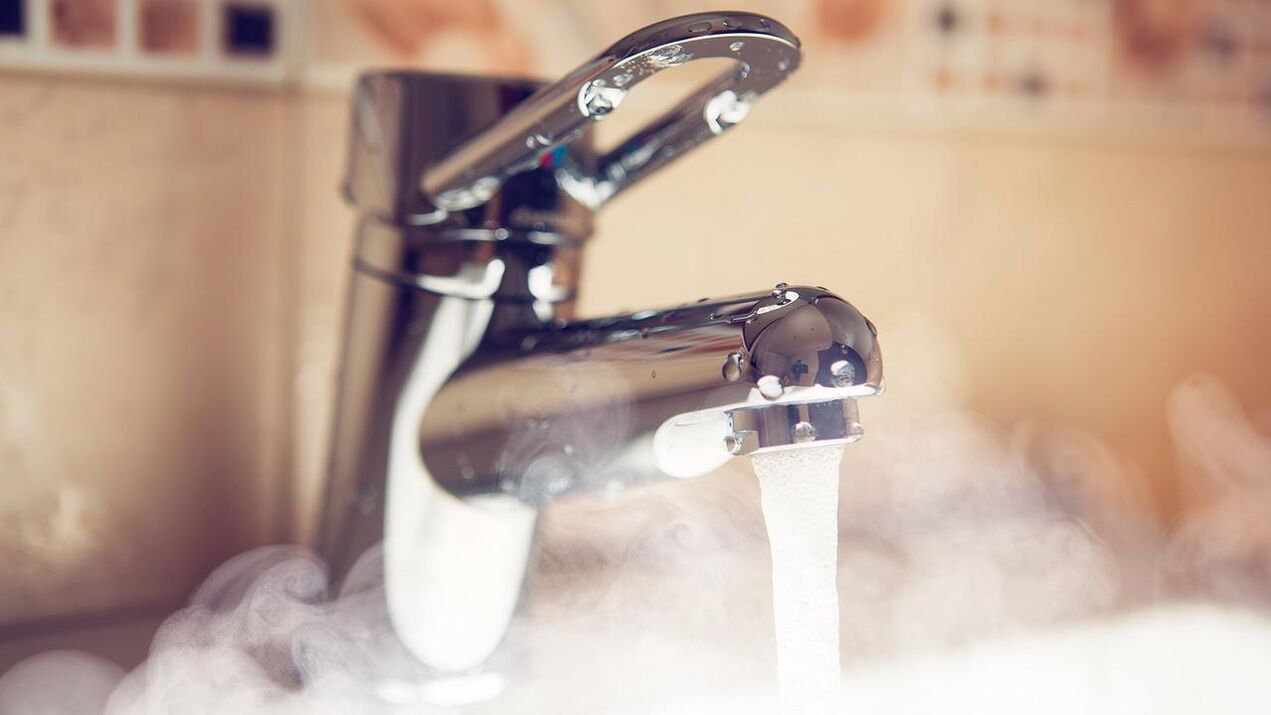 славина за топлу воду за парење пениса пре увећања содом