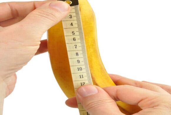 мерење банане симулира мерење увећаног пениса